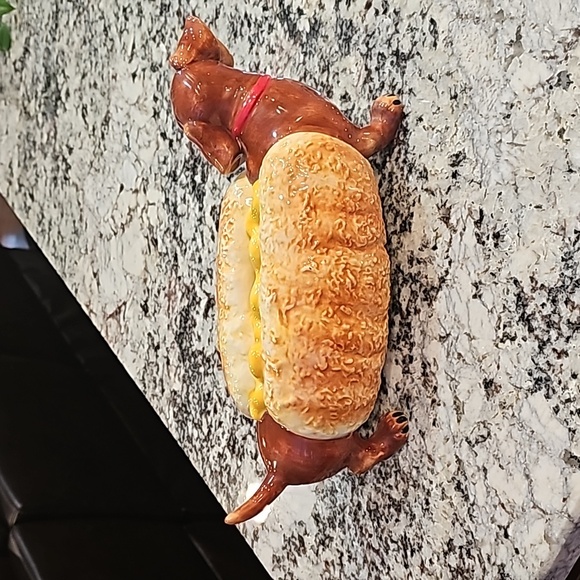 Cute Hot Doggie Dachshund Ceramic Bank - Picture 2 of 7